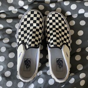 checkered vans size 9.5